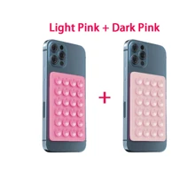 Silikonhaftnapf Quadratisches Silikonhaftnapf Handy-Rückseite Silikonhaftnapf Große Silikonhaftnapf Handyhalter Kartenetui Visitenkartenhalter Kreditkartenhalter für Frauen und Männer ~ Silikonhaftnapf Handyhülle Klebehalterung für starken Halt, Selfie-Video und einfache Verwendung, Silikonhaftnapf wurde aufgerüstet ~ Handy-Silikonhaftnapfhalter Doppelseitige Silikonhaftnapf Starker Griff Halter Vielseitig einsetzbar