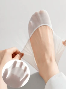 4 Pairs Women Summer Socks, No Show Socks With Classic Colors, Heel Anti-Slip Design, Reinforced Forefoot, Comfortable And Durable