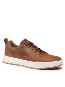 Timberland MAPLE GROVE LTHR OX Sneakers - MEDIUM BROWN - View 2