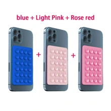 Silikonhaftnapf Quadratisches Silikonhaftnapf Handy-Rückseite Silikonhaftnapf Große Silikonhaftnapf Handyhalter Kartenetui Visitenkartenhalter Kreditkartenhalter für Frauen und Männer ~ Silikonhaftnapf Handyhülle Klebehalterung für starken Halt, Selfie-Video und einfache Verwendung, Silikonhaftnapf wurde aufgerüstet ~ Handy-Silikonhaftnapfhalter Doppelseitige Silikonhaftnapf Starker Griff Halter Vielseitig einsetzbar