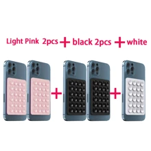 Silikonhaftnapf Quadratisches Silikonhaftnapf Handy-Rückseite Silikonhaftnapf Große Silikonhaftnapf Handyhalter Kartenetui Visitenkartenhalter Kreditkartenhalter für Frauen und Männer ~ Silikonhaftnapf Handyhülle Klebehalterung für starken Halt, Selfie-Video und einfache Verwendung, Silikonhaftnapf wurde aufgerüstet ~ Handy-Silikonhaftnapfhalter Doppelseitige Silikonhaftnapf Starker Griff Halter Vielseitig einsetzbar