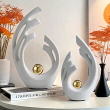1pc Premium & Modern Minimalist Home Decor Accessory, Suitable For Living Room, Entryway, TV Stand Cabinet, Stylish Display