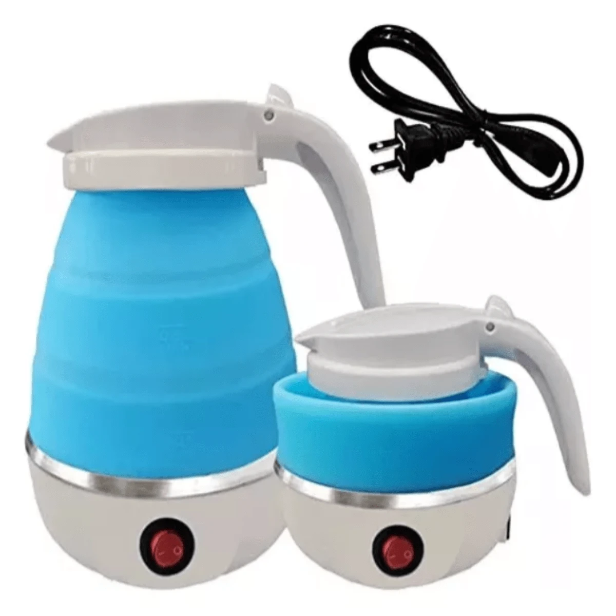 Tetera Jarra Electrica Hervidor Agua Plegable Pava Portátil - Azul - Ver 1
