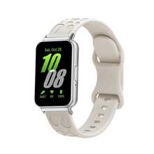 Dây đeo vòng khắc tương thích với Samsung Galaxy Fit 3 Dây đeo đồng hồ cao su có thể điều chỉnh tương thích với phụ kiện dây đeo Samsung Galaxy Fit3 - cho Galaxy Watch Fit 3 - Xem 14