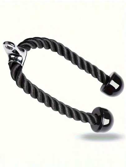 Fitness Cord Heavy Duty Spandex Battle Rope, 27.56inch Triceps Pull Down For Bodybuilding Exercise Workout, Adjustable Below 78.74inch Strip For Home Gym