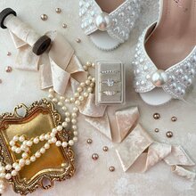 1PC Vintage Gold Small Jewelry Tray - Rustic Ring Dish Plate, Antique Earring Necklace Organiser, Cute Trinket Dish For Bridesmaid Gifts, Wedding Decor, Jewelry Display Holder, Wedding Items & Home Decor - Multicolor - View 6