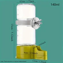 1pc Parrot Bird Water Dispenser, Easy To Install & Dismantle, Durable PVC Material, Travel-Friendly With Clip, Constant Access To Clean Water For Your Pet Bird