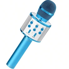 Microphone Audio Integrated Microphone Home Singing K Wireless Bluetooth Can Be Inserted Tf,Usb Card Play Music Outdoor Party Family Gathering,Microphone,Mic,Wireless Microphone