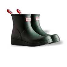 HUNTER Play Short - Boots - Dark Green - View 2