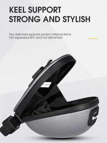 WEST BIKING 0.4L Mini Hard-Shell Bicycle Tail Bag-Mountain Road Bike Cushion Seat Bag Rear Seat Bag Riding Equipment