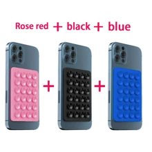 Silikonhaftnapf Quadratisches Silikonhaftnapf Handy-Rückseite Silikonhaftnapf Große Silikonhaftnapf Handyhalter Kartenetui Visitenkartenhalter Kreditkartenhalter für Frauen und Männer ~ Silikonhaftnapf Handyhülle Klebehalterung für starken Halt, Selfie-Video und einfache Verwendung, Silikonhaftnapf wurde aufgerüstet ~ Handy-Silikonhaftnapfhalter Doppelseitige Silikonhaftnapf Starker Griff Halter Vielseitig einsetzbar