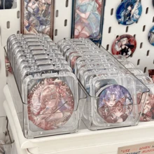 1pc/5pcs/10pcs Transparent Memo Sticker, Stationery Storage Box, Cartoon Badge, Snack Organizer, Nail Art Accessory Box, Jewelry Box Back To School - Clear - View 3