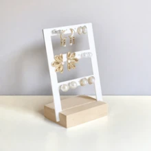 Giá đỡ bông tai bằng acrylic, giá trưng bày trang sức bông tai để bàn, hộp đựng trang sức bông tai dùng trong nhà hoặc cửa hàng, hộp đựng đồ trưng bày, hộp đựng đồ du lịch, đồ dùng học tập, trang trí phòng. - Nhiều màu - Xem 4