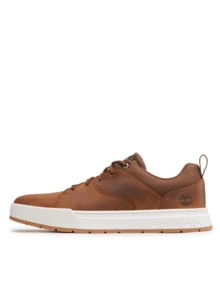Timberland MAPLE GROVE LTHR OX Sneakers - MEDIUM BROWN - View 6