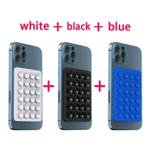 Silikonhaftnapf Quadratisches Silikonhaftnapf Handy-Rückseite Silikonhaftnapf Große Silikonhaftnapf Handyhalter Kartenetui Visitenkartenhalter Kreditkartenhalter für Frauen und Männer ~ Silikonhaftnapf Handyhülle Klebehalterung für starken Halt, Selfie-Video und einfache Verwendung, Silikonhaftnapf wurde aufgerüstet ~ Handy-Silikonhaftnapfhalter Doppelseitige Silikonhaftnapf Starker Griff Halter Vielseitig einsetzbar