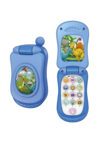 Interesting & Educational Early Learning Cartoon Music Flip-Cover Toy Phone - Exciting Toy Gift For Boys And Girls