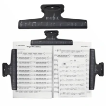 1/2/5 szt. klipsów do nut, wysokiej jakości klipsów do nut, klipsów do książek, klipsów do teczek papierniczych, stałych klipsów do nut, klipsów do segregatorów nutowych, klipsów do nut fortepianowych, klipsów do nut perkusyjnych, akcesoriów do instrumentów muzycznych, odpowiednich do fortepianu, gitary, stojaka na nuty skrzypcowe, wysokiej jakości klipsów do książek papierniczych, akcesoriów do klipsów orkiestrowych, odpowiednich dla początkujących muzyków, grubych plastikowych klipsów, odpowiednich do nut i nut - niezbędne artykuły papiernicze, artykuły gospodarstwa domowego, idealny prezent urodzinowy, prezent świąteczny, prezent rocznicowy dla miłośników muzyki - Czarne - Zobacz 10