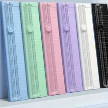 1 pieza Cortador de papel A3, herramienta portátil de corte de fotos, destructora de papel mini, cortador de papel con esquinas redondas, herramientas de corte