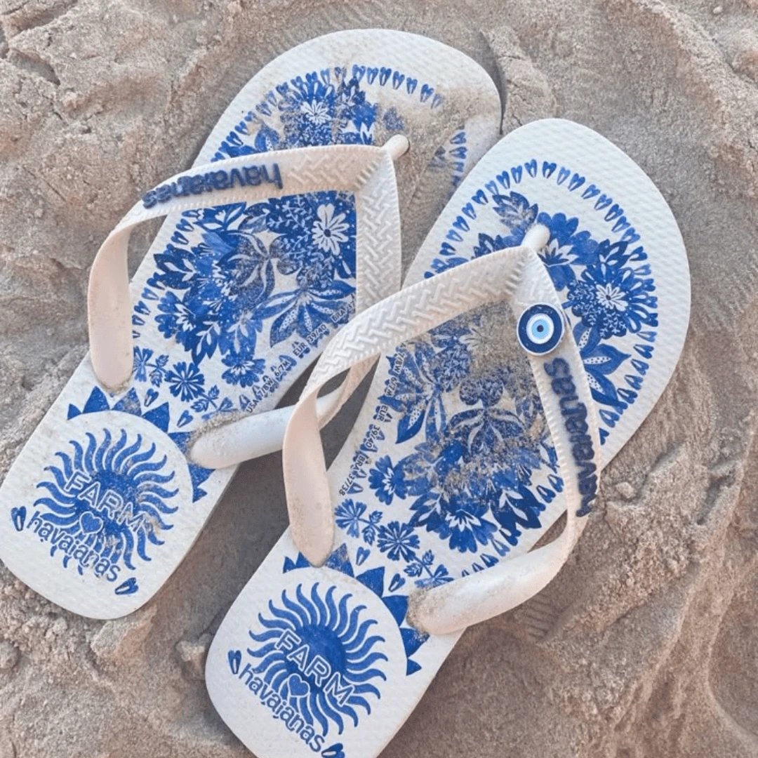 Havaianas Farmete Women's Flip Flops Comfortable Tropical Vibes Promotion - 瓦 - 查看 1