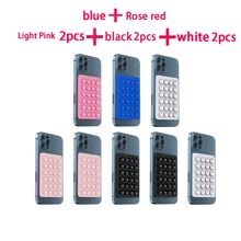 Silikonhaftnapf Quadratisches Silikonhaftnapf Handy-Rückseite Silikonhaftnapf Große Silikonhaftnapf Handyhalter Kartenetui Visitenkartenhalter Kreditkartenhalter für Frauen und Männer ~ Silikonhaftnapf Handyhülle Klebehalterung für starken Halt, Selfie-Video und einfache Verwendung, Silikonhaftnapf wurde aufgerüstet ~ Handy-Silikonhaftnapfhalter Doppelseitige Silikonhaftnapf Starker Griff Halter Vielseitig einsetzbar