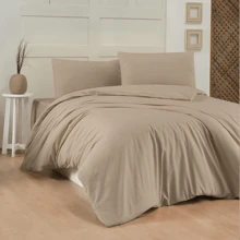 SUVARI - 3 Pcs Duvet Set | 1Pc Duvet Cover 200x200 2Pcs Pillow 50x70