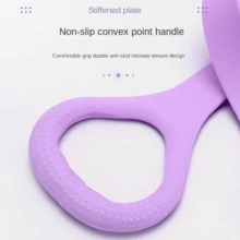 حزام المقاومة الناعم من السيليكون بشكل رقم 8، لتقوية الكتف والظهر، شريط اليوجا المطاطي للرجال والنساء، معدات اللياقة البدنية، لون عشوائي - متعدد الألوان - مشاهدة 8