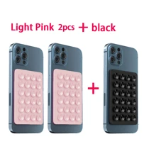 Silikonhaftnapf Quadratisches Silikonhaftnapf Handy-Rückseite Silikonhaftnapf Große Silikonhaftnapf Handyhalter Kartenetui Visitenkartenhalter Kreditkartenhalter für Frauen und Männer ~ Silikonhaftnapf Handyhülle Klebehalterung für starken Halt, Selfie-Video und einfache Verwendung, Silikonhaftnapf wurde aufgerüstet ~ Handy-Silikonhaftnapfhalter Doppelseitige Silikonhaftnapf Starker Griff Halter Vielseitig einsetzbar