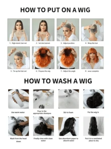 KRSI Headband Wig Curly Headband Wigs For Black Women,Synthetic Hair Deep Wave Headband Wig Half Wigs Glueless Short Curly Headband Wig Natural Black Headband Wig 14Inch 1B - 1B/30# - 查看 8