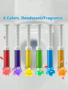 1/3/6/12支装花卉图案厕所清洁凝胶，香氛厕所除臭凝胶，厕所清洁剂，除臭凝胶，浴室空气清新剂，适用于厕所、浴室、清洁用品