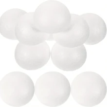 2pcs-8pcs White Solid Polystyrene Foam Hemisphere, Suitable For DIY Craft Projects, Art, Crafts, Family, Party Decoration, Stage Production, DIY Painting, Christmas, Halloween, New Year, Birthday Home Decoration, Etc