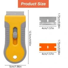 1 套清洁刮刀、玻璃刮刀工具，配有 5 个钢刀片和 5 个塑料额外刀片，用于去除烤箱和窗户上的贴纸、纸张、食物残渣、油污、油漆和胶水