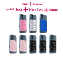 Silikonhaftnapf Quadratisches Silikonhaftnapf Handy-Rückseite Silikonhaftnapf Große Silikonhaftnapf Handyhalter Kartenetui Visitenkartenhalter Kreditkartenhalter für Frauen und Männer ~ Silikonhaftnapf Handyhülle Klebehalterung für starken Halt, Selfie-Video und einfache Verwendung, Silikonhaftnapf wurde aufgerüstet ~ Handy-Silikonhaftnapfhalter Doppelseitige Silikonhaftnapf Starker Griff Halter Vielseitig einsetzbar