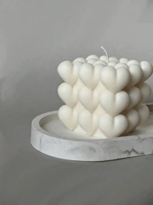 1 Piece Peony, Seashell & Magic Cube-Shaped Bubble Wax Aromatherapy Candle - Wedding & Home Decoration Gifts Birthday Graduation