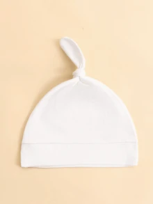 3pcs Baby Heart-Shaped Beanie, Soft Comfortable Cute, Suitable As Gift, Suitable For Newborn Boys And Girls Daily Use. - Multicolor - View 5