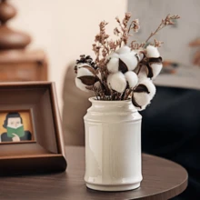 1pc Ceramic Utensil Container, Japanese Style Black Storage Jar For Kitchen Dining Utensils, Chopstick Holder