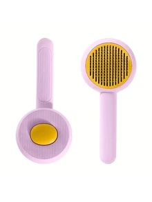 1 件装宠物毛发去除刷猫刷去除狗毛美容按摩梳针抓板猫狗清洁护理宠物用品