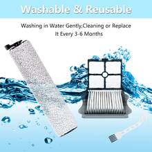 配件滚刷和 HEPA 真空过滤器更换适用于 Tineco Floor ONE S3/IFloor 3 无绳干湿两用真空吸尘器更换零件。 - Tineco parts - 查看 3