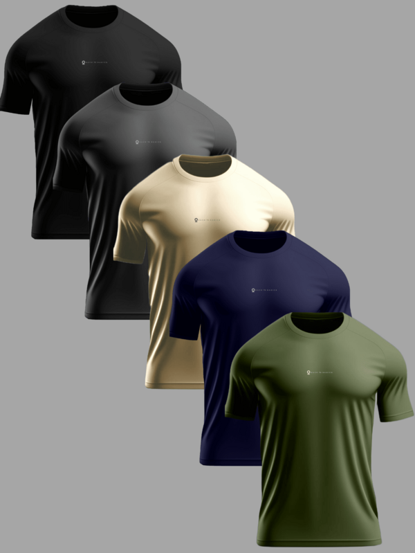 Kit 5 Camisetas Dry Fit Masculina Camisa Academia Treino Origns