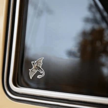 Wasserfester Drachen Aufkleber mit Vierflügel-Design - Strapazierfähiger Papieraufkleber für Laptops, Wasserflaschen, Handyhüllen, Tagebücher und Scrapbooking - Vielseitiger Klebeaufkleber