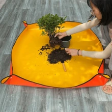 Alfombra de jardinería impermeable, adecuada para trasplantar y replantar flores y suculentas - Amarillo - Ver 5
