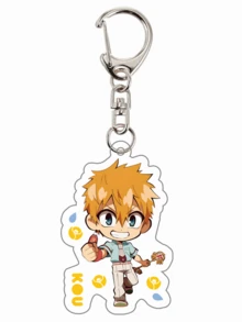 1件动漫《地缚少年花子君》系列亚克力钥匙扣可爱卡通钥匙圈包包配件手机挂件汽车装饰品。 - 彩色 - 查看 27