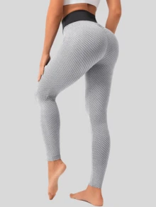 Mallas Deportivas O Casual Mujer Mallones Leggins - Blanco y Negro - Ver 3
