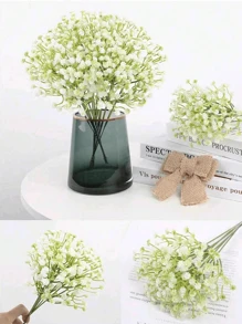 40pcs/20pcs Artificial Flowers Baby Breath Flower Fake Gypsophila, Roose Gypsophila Artificial Flowers Gypsophila Plants Gypsophila Flowers Gypsophila Artificial Bouquet Gypsophila Artificial Flowers For Wedding Bridal Bouquets Home Crafts Decoration, For Wedding Party Home Decoration Floral Bouquets DIY Accessories, Valentine Day, Gift Gifts Birthday Graduation- Plastic Flowers!!