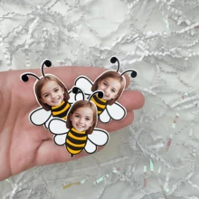 Bumble Bee Confetti, Bee Confetti, Custom Confetti, Glossy Bumble Bee Confetti, Bumble Bee Birthday, To Sweet To Bee One, Sweet As Can Bee,Custom Stickers & Photo Prints | Multiple Sizes/Shapes | Perfect Party Favors, Gift Tags Back To School - Paper Only (non-sticker) - View 2