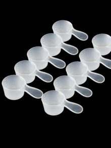 1/3/5/10/20 piezas Cuchara para leche en polvo, Cuchara para detergente de lavandería, Cuchara medidora de laboratorio, Cuchara medidora de plástico para polvo cosmético, Cuchara de PP de alta transparencia para cocina, Cuchara para polvo de 30g/2.03oz, Cuchara graduada, Cuchara medidora de plástico para líquidos, Cuchara para proteína en polvo, Útiles escolares - Multicolor - View 4
