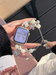 New Butterfly Style Metal Band Compatible With 38/40/41/42/44/45/49mm Apple Watch Bands, Compatible With Apple Watch Ultra/SE/8/7/6/5/4/3/2/1