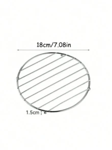 1 Posavasos cuadrado/redondo resistente al calor, Portavaso, Soporte para ollas de acero inoxidable grueso, Almohadilla de aislamiento térmico, Rejilla para cocinar al vapor de uso múltiple para el hogar y la cocina, Rejilla anti-quemaduras, Rejilla de drenaje de uso múltiple - Multicolor - Ver 10