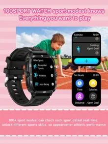 MixtataDi 1pc Silicone Band Sporty Smartwatch For Youth, 2.01" TFT HD Full Touch Screen, Music Play, Phone Call, Step Tracker, Calorie Counter, Multiple Sports Modes, Alarm & Notification For Android & IOS Phones, Suitable For Gift, Sports, Party - one-size - View 7