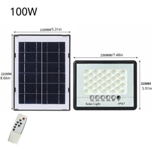 Outdoor Solar Street Lights With Remote Control, Featuring Human Sensing And Smart Light Control, IP67 Waterproof, Suitable For Long-Lasting Illumination In Gardens, Garages, Warehouses, Pool Areas, And Farms.