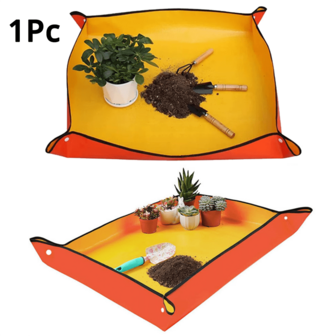 Waterproof Gardening Mat, Suitable For Flower & Succulent Plant Transplanting And Soil-Upturn